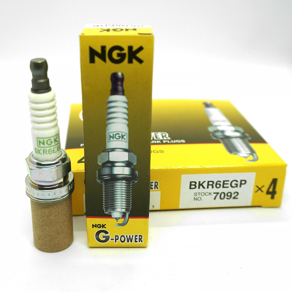 NGK Свеча зажигания арт. BKR6EGP, 1 шт.