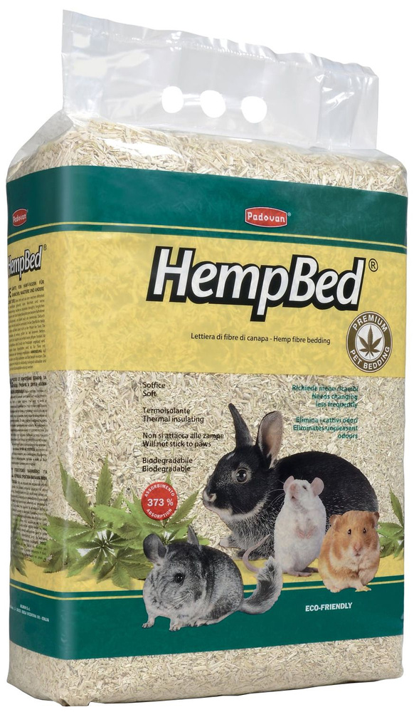 Наполнитель Padovan Hemp Bed подстилка из пенькового волокна, 30 л, 3 кг  #1