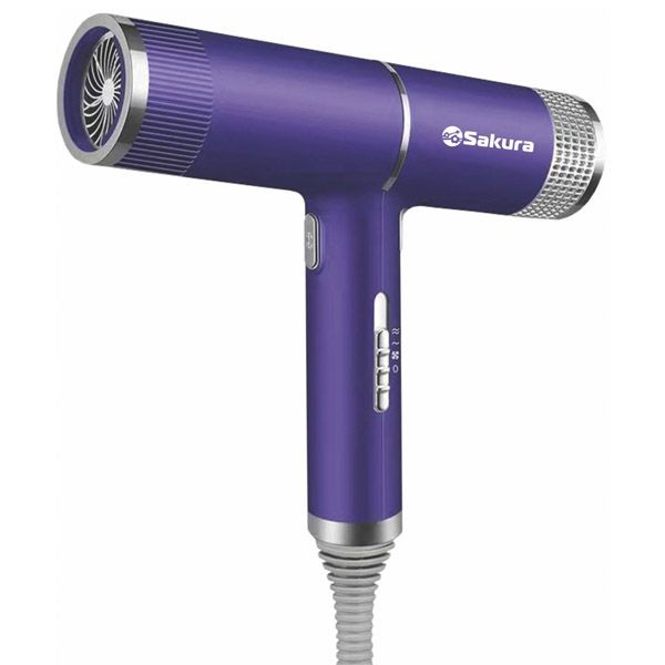 Sakura Фен для волос SA-4051 1600 Вт, скоростей 2, кол-во насадок 1, фиолетовый  #1