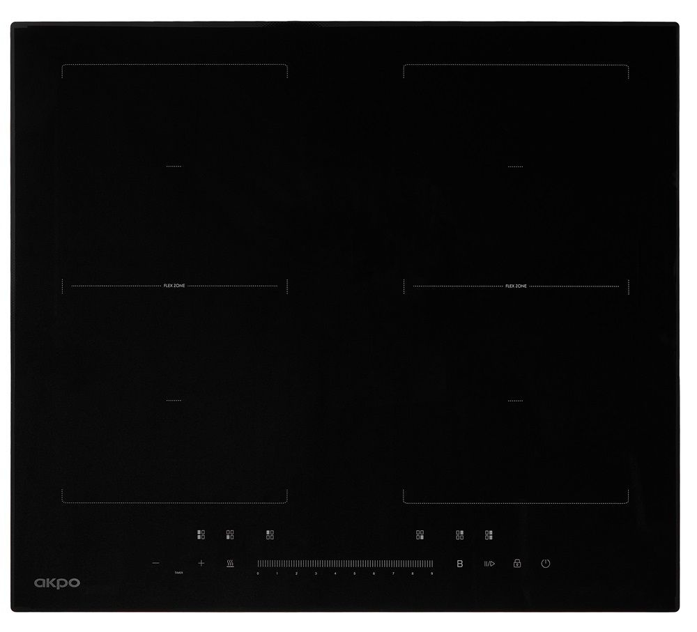 Варочная поверхность индукционная AKPO PIA 6094122FZ-2 BL черный, 4 ...