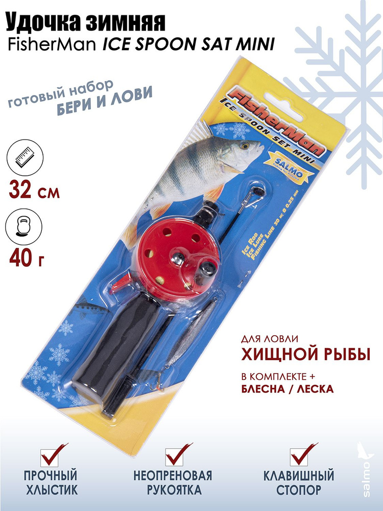 Удочка зимняя Fisherman ICE SPOON SET MINI, комплект #1