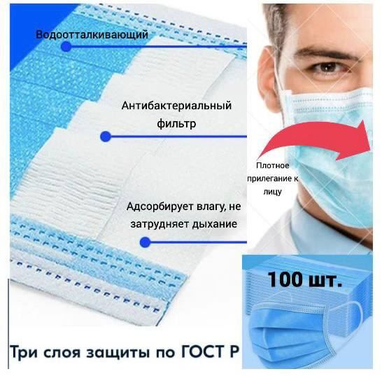 ГОСТ Р 58396-2019 Маски медицинские. Требования и методы испытаний