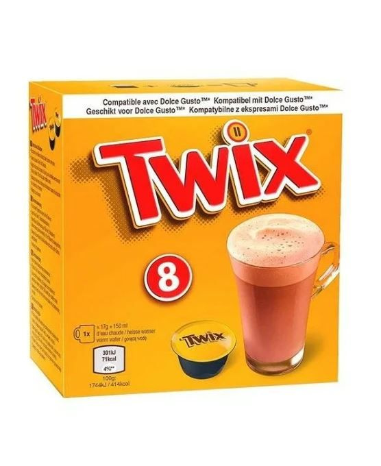 Горячий шоколад Twix в Dolce Gusto капсулах, 8 капсул #1