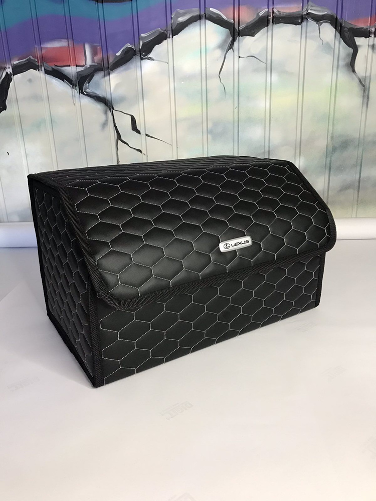 Органайзер в багажник авто из экокожи с логотипом Lexus, большой ...