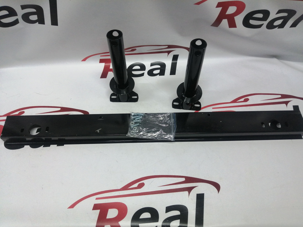 Усилитель-балка бампера передняя КОМПЛЕКТ с трубами и крепежом Нива ...