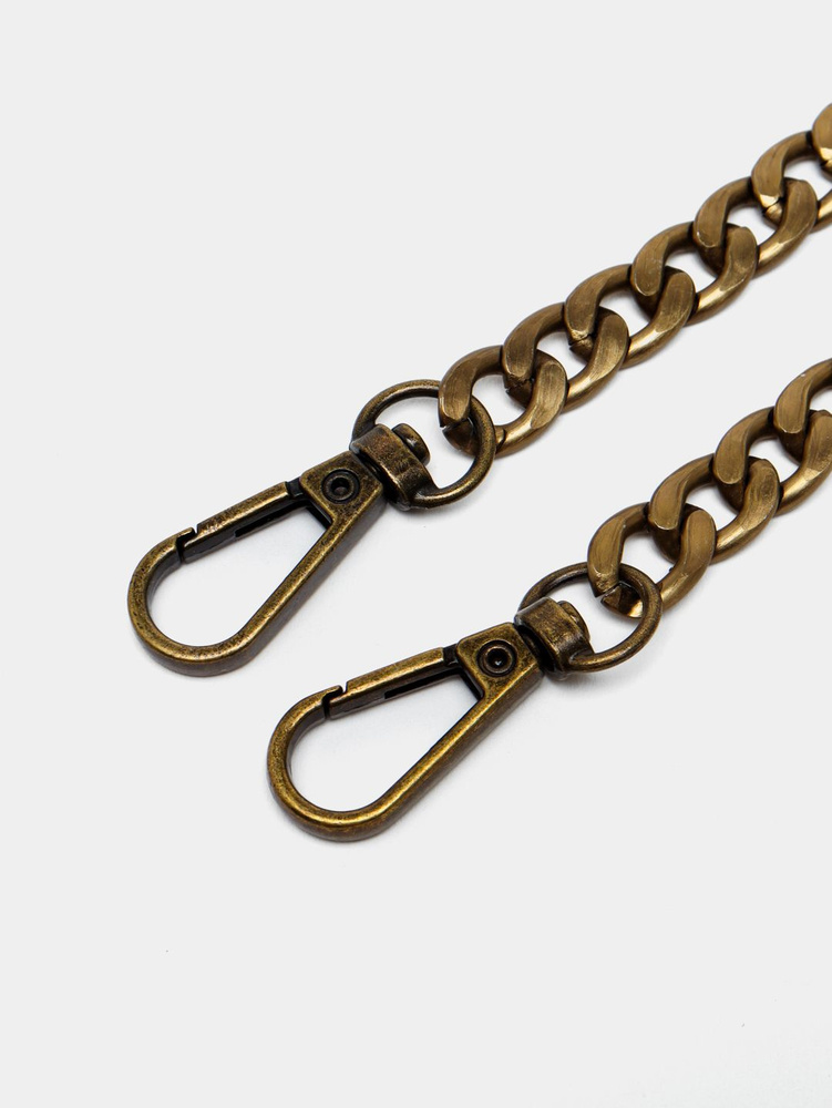 Цепь для сумки, карабин, фурнитура для сумок, 120 см, аллюминий ...