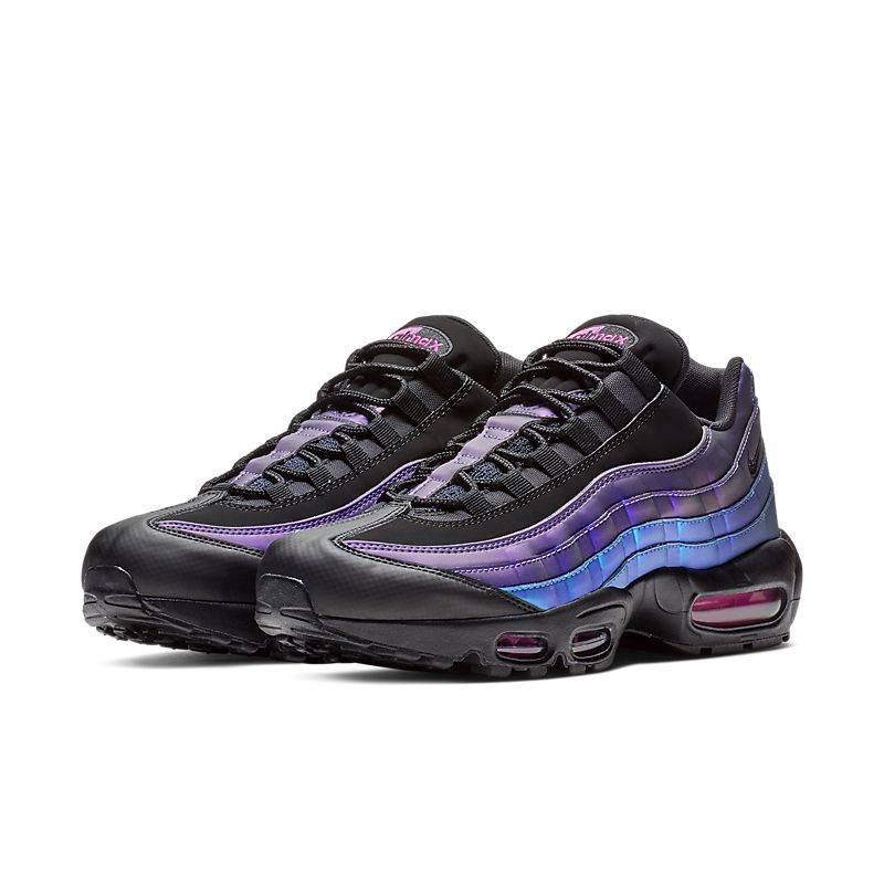 Nike air max 95 black and purple hotsell