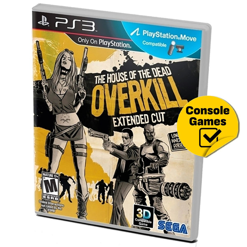 Игра PS3 The House Of The Dead Overkill Extended Cut (совместимо с MOVE)  (PlayStation 3, Русские субтитры) купить по низкой цене с доставкой в  интернет-магазине OZON (1245224650)