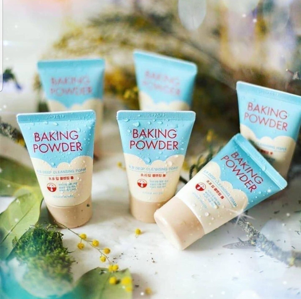 Etude House Baking Powder BB Deep Cleansing Foam ПЕНКА для глубокого очищения кожи с мельчайшими частичками #1