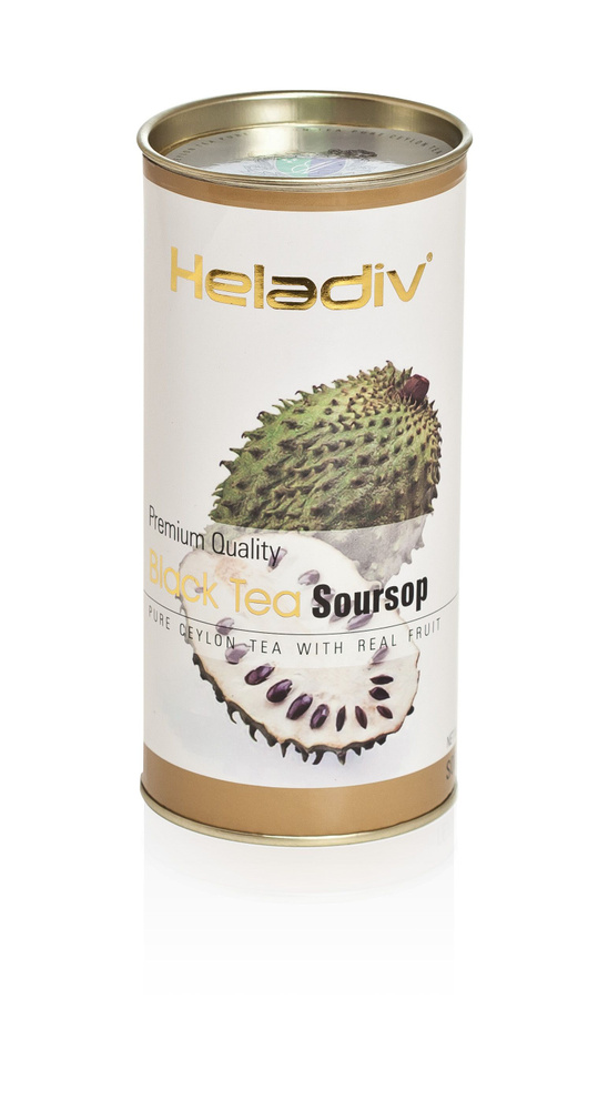 Чай черный листовой Heladiv Black Soursop Туба 100гр #1