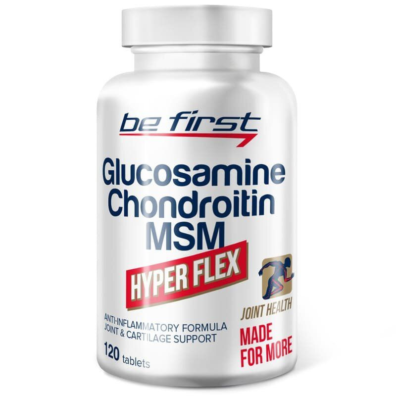 Be First Glucosamine Chondroitin MSM Hyper Flex 120 таблеток - купить с ...
