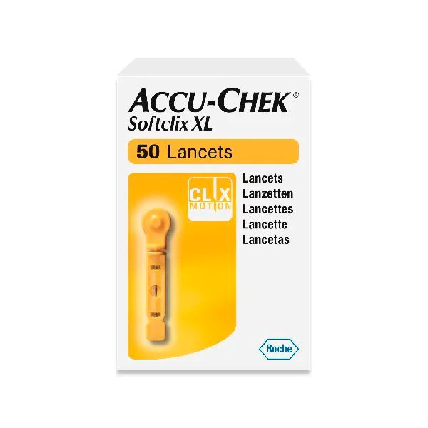 Ланцеты Акку-Чек Софткликс ИксЭль 50 штук (Accu-Chek Softclix XL ...