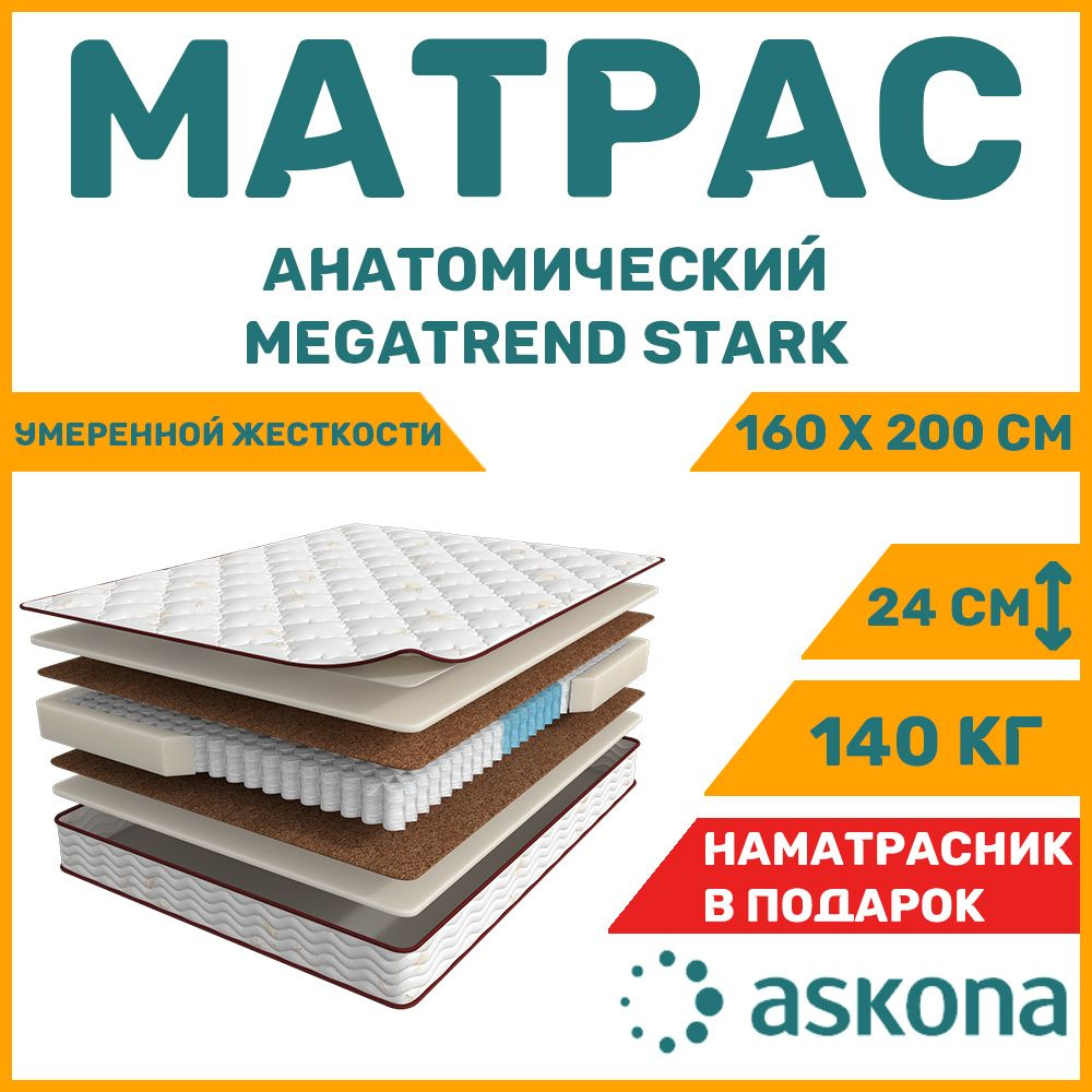 Матрас askona megatrend stark