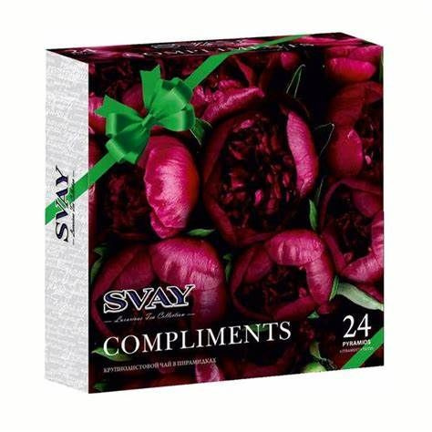 Чай в пакетиках SVAY COMPLIMENTS PEONIES ( КОМПЛИМЕНТЫ ПИОНЫ ) 24 шт * 2,5 г Подарочный набор  #1