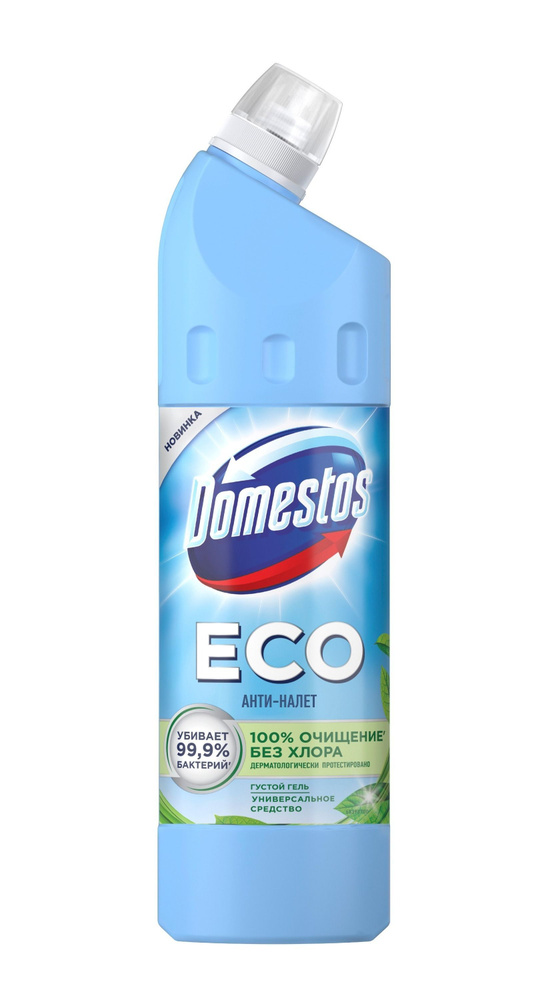 Универсальное чистящее средство Domestos / Доместос ECO Мята гель антибактериальный для чистки ванны #1