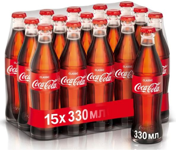 Кока-кола 0,33л.*15шт. Стекло Гр Coca-Cola #1