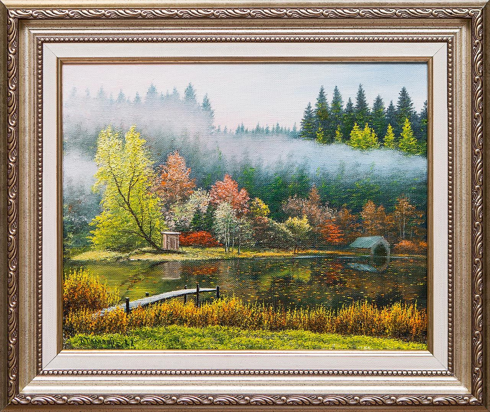 Картина маслом "Утро туманное" Тимофеев - купить по низкой цене в ...