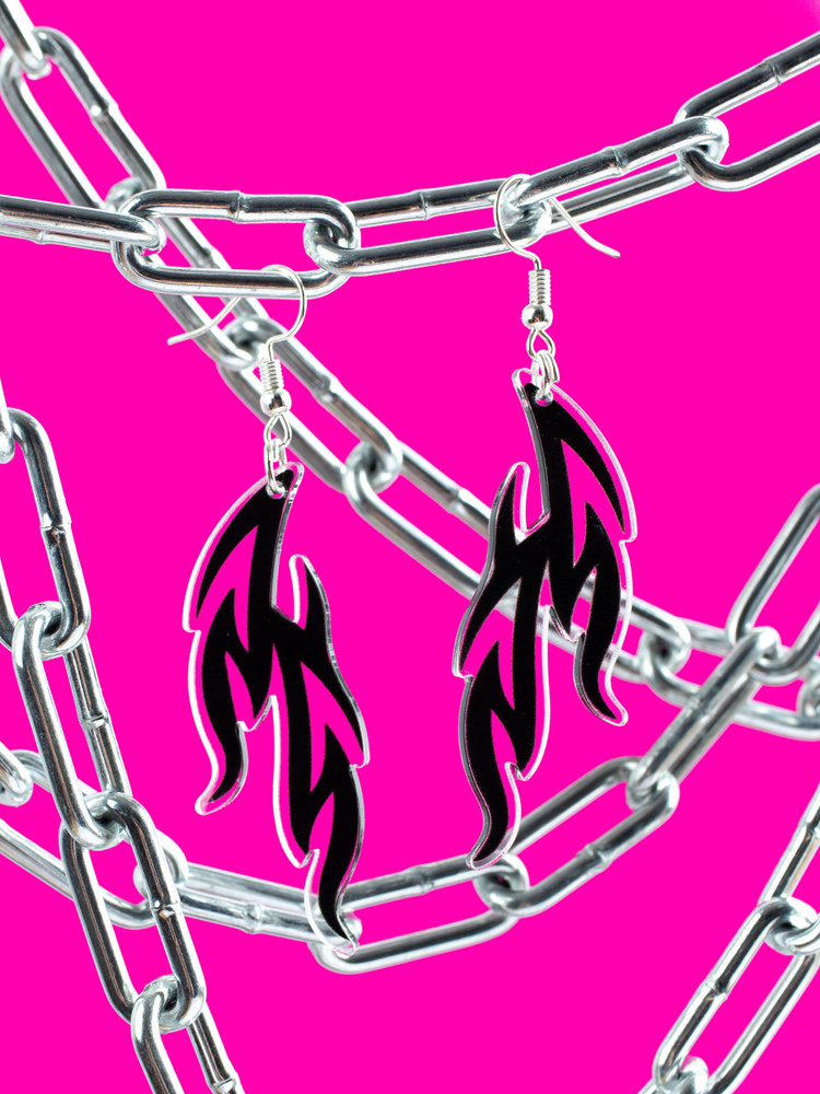 Сережки бижутерия Serejka Трайбл/ Готика/ Дрейн - купить с доставкой по ...