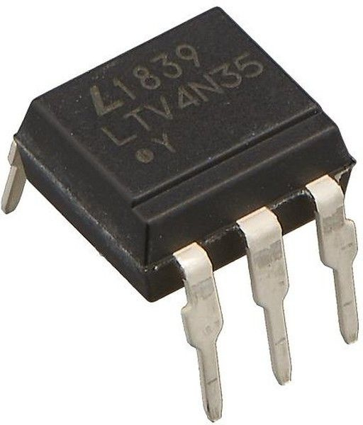 LTV-4N35, Оптопара с транзисторным выходом DIP-6 / 5 штук - купить с ...