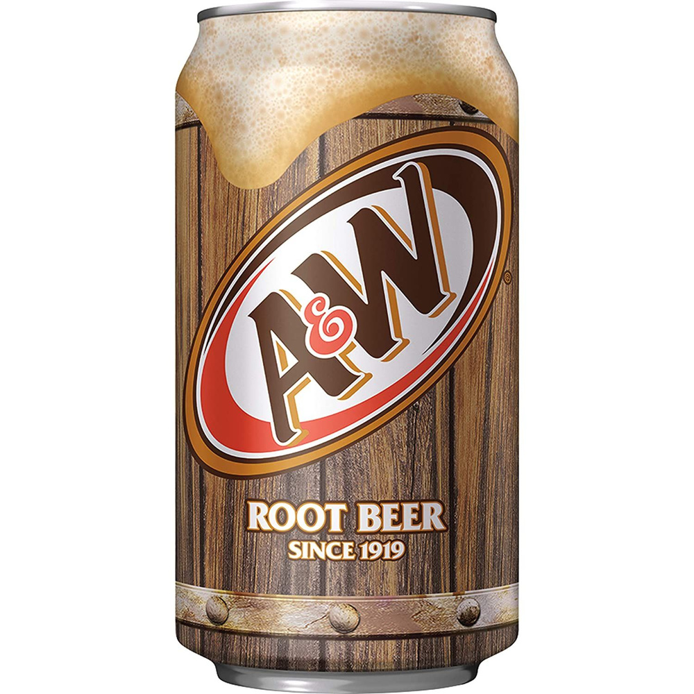 Газированный напиток A&W Root Beer / Лимонад Корневое пиво 355 мл (США)  #1