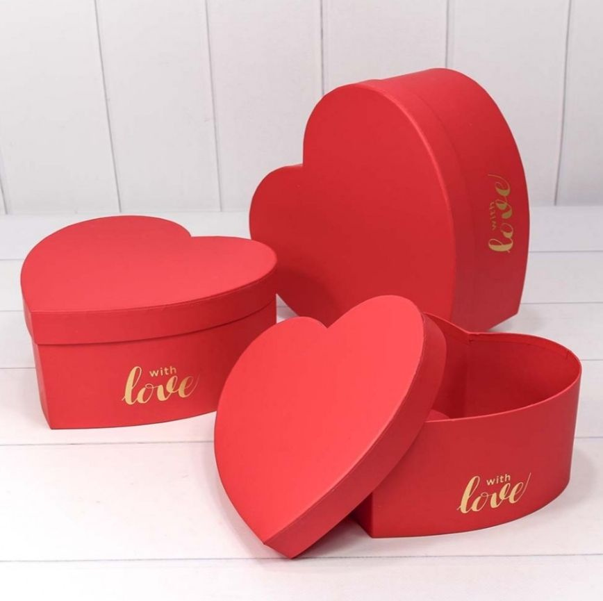 Купить подарочные коробки в виде сердца оптом | Интернет-магазин «БРАВО»