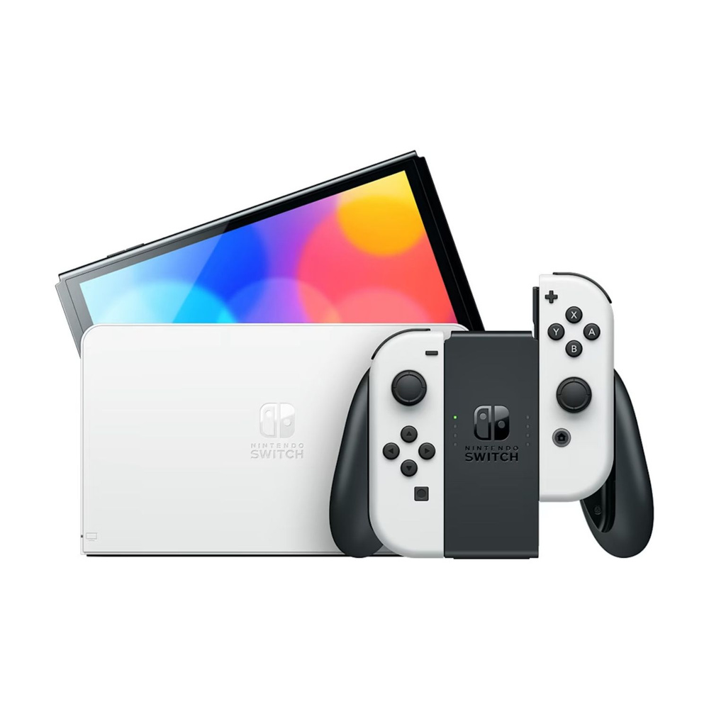 Портативная приставка Nintendo Switch OLED White 64 GB #1