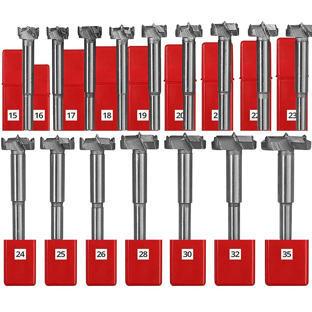 Набор свёрл Форстнера 15-35MM 16шт #1
