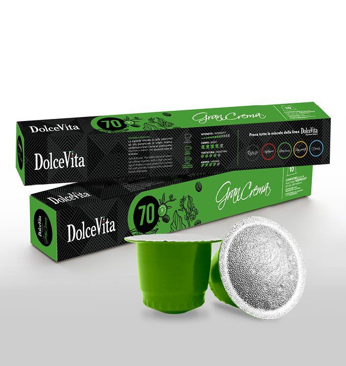 Капсулы для кофемашин Nespresso Original DolceVita "GRAN CREMA" (10 капсул) пл/к  #1