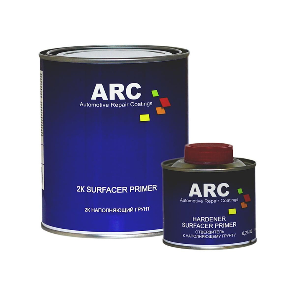 ARC 2K Primer Surfacer 4+1 Грунт наполняющий (серый) 1 кг. с отвердителем 0,25 кг.  #1