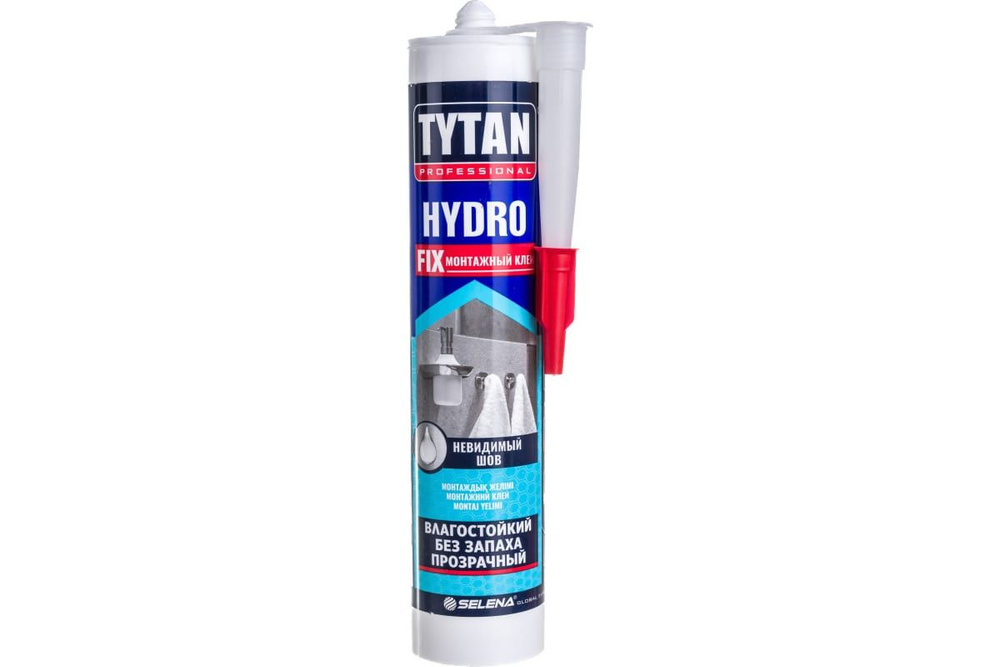 Монтажный клей TYTAN PROFESSIONAL HYDRO FIX акрилатный, прозрачный 310мл  #1