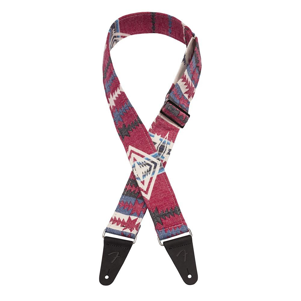 Ремень для гитары Fender Zion Strap Red Aztec #1