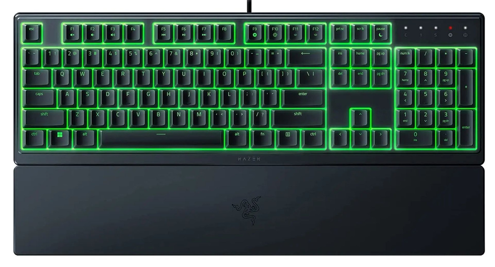 Razer Игровая клавиатура проводная Ornata V3X, Русская раскладка, черный  #1