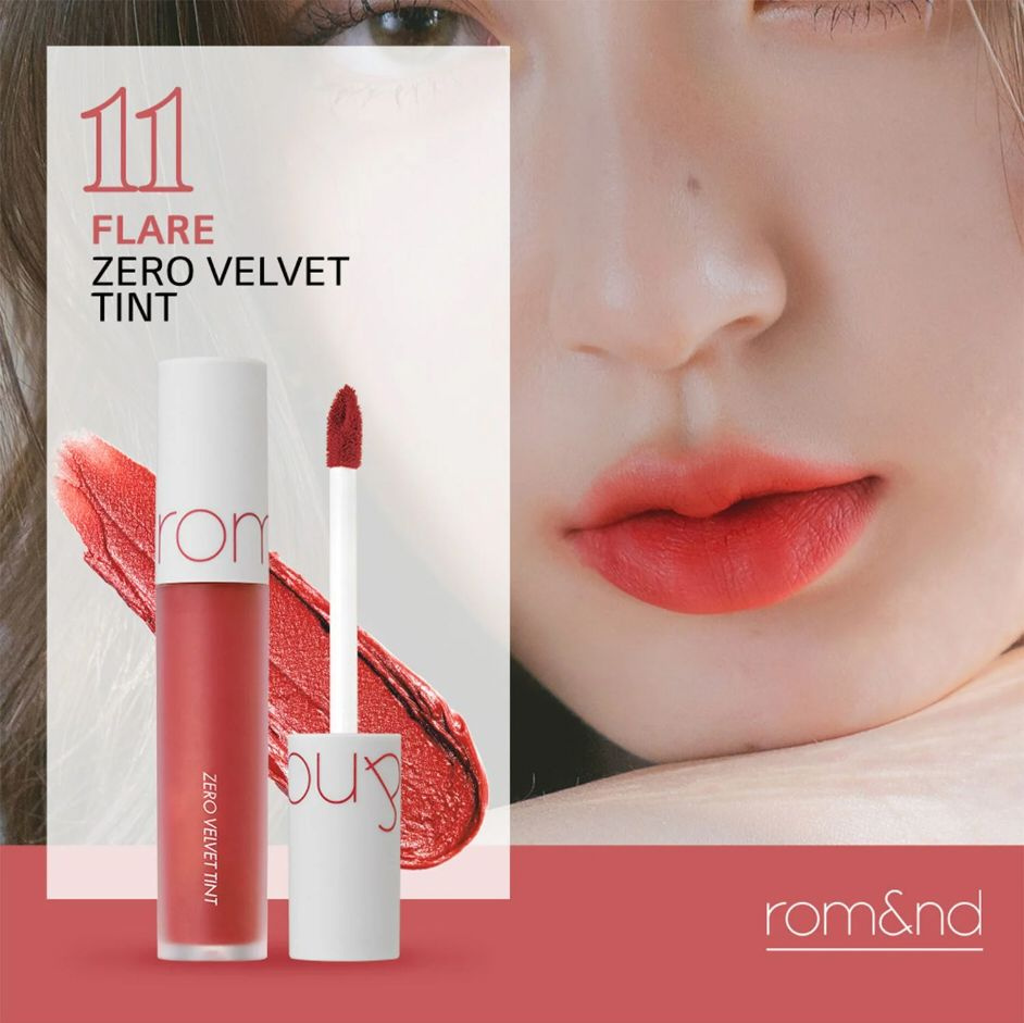 韓国高麗人参社 ロムアンド ZERO VELVET TINT 18 RUSK … - 口紅