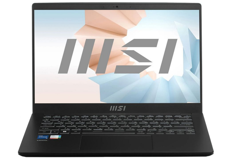 MSI Modern 14 C12M-232XRU (9S7-14J112-232) Ноутбук 14", Intel Core i5-1235U, RAM 8 ГБ, SSD 512 ГБ, Без #1