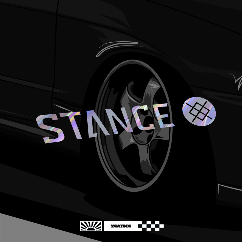 STANCE - JDM Голографическая наклейка на автомобиль Аниме - купить по  выгодным ценам в интернет-магазине OZON (877896649)