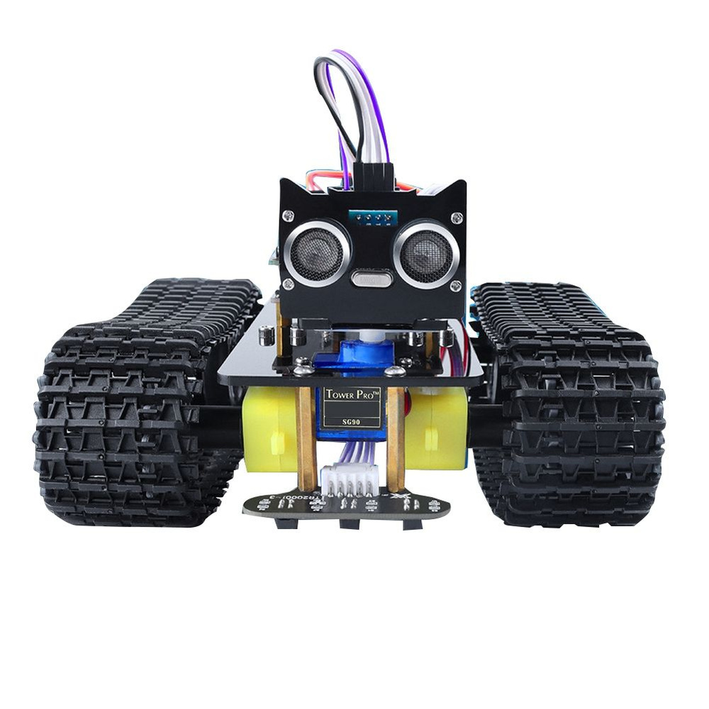 Сделай сам Mini Tank V2.0 Smart Robot Car Kit для Robot Tracking Bluetooth  U-Bot Track Car STEM - купить с доставкой по выгодным ценам в  интернет-магазине OZON (962785861)