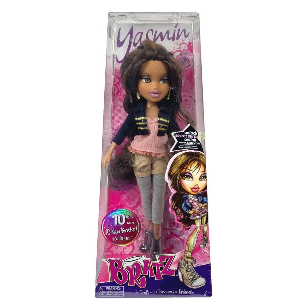 Кукла Ясмин из Братц серии 10 лет бренду Bratz 2010, 10th Anniversary  Collection Yasmin - купить с доставкой по выгодным ценам в  интернет-магазине OZON (886460421)