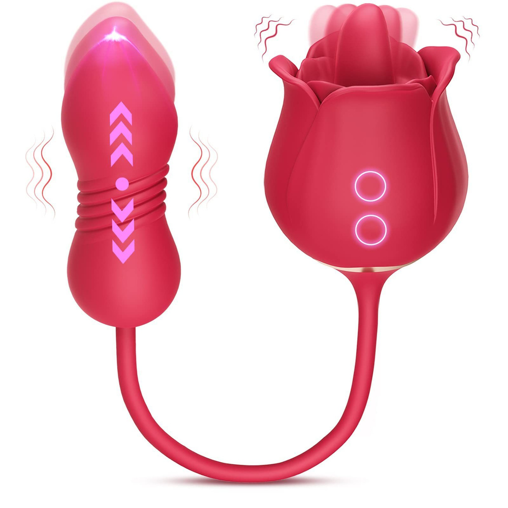 BeautySEX Розовые секс-игрушки Вибратор с фаллоимитатором - 3in1 Adult Toys Секс-стимулятор для женщин #1