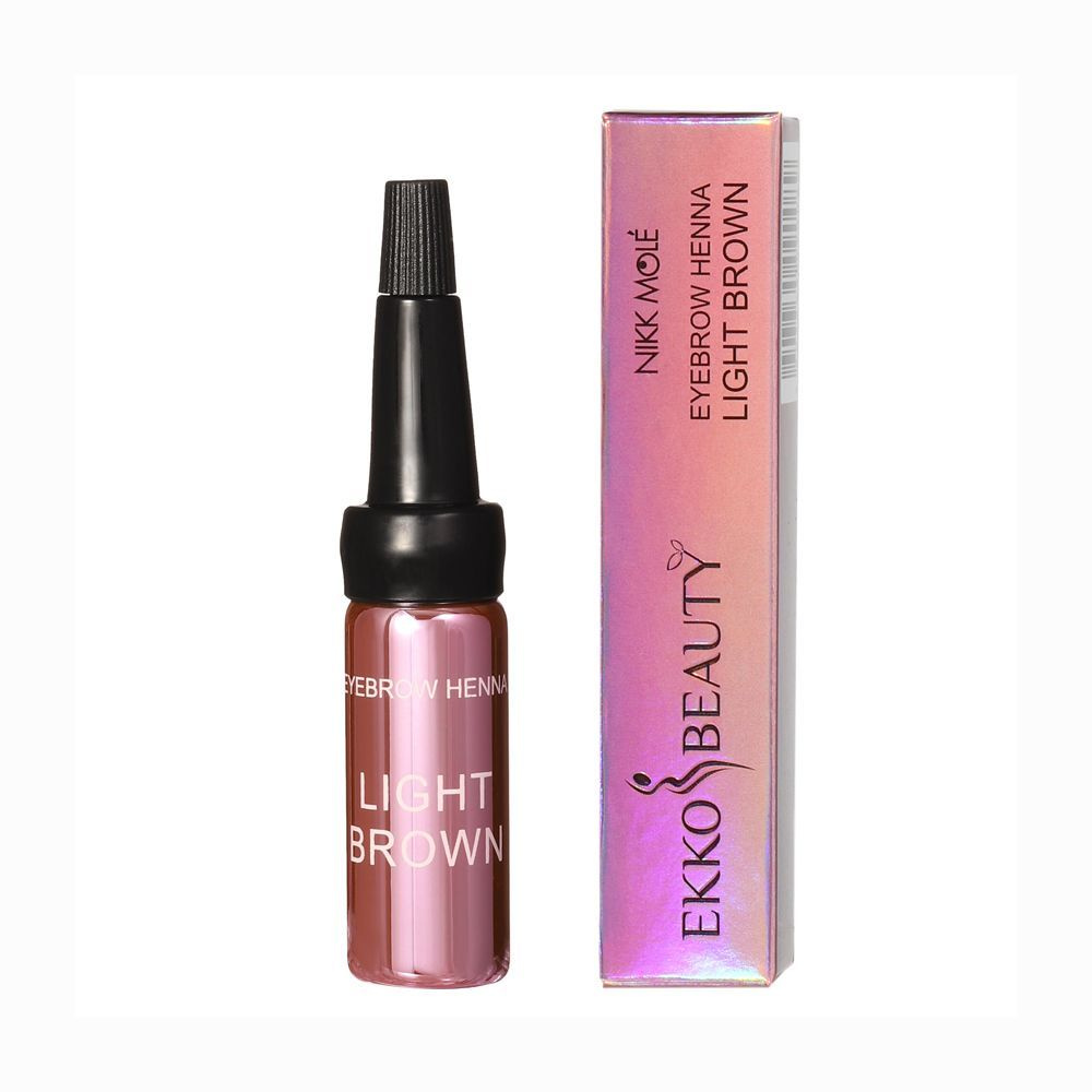 EKKOBEAUTY Хна для бровей (light brown), 7 мл (Ekko beauty / Экко бьюти ...