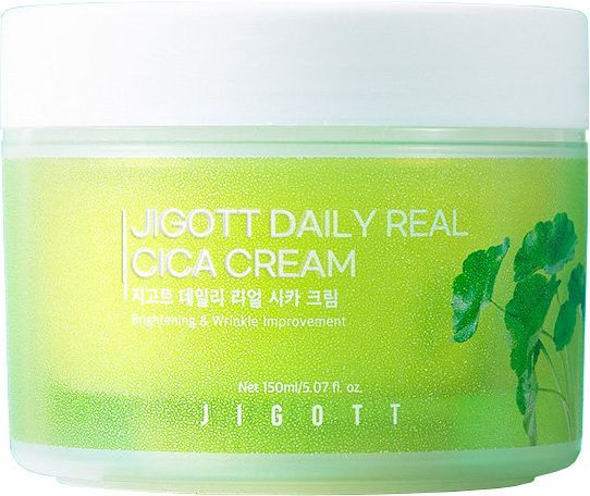 Jigott Крем для лица с азиатской центеллой Daily Real Cica Cream, 150 мл #1