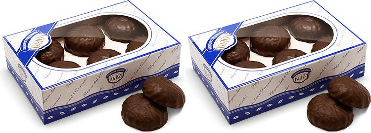 Зефир Полет в темной шоколадной глазури, комплект: 2 упаковки по 500 г  #1