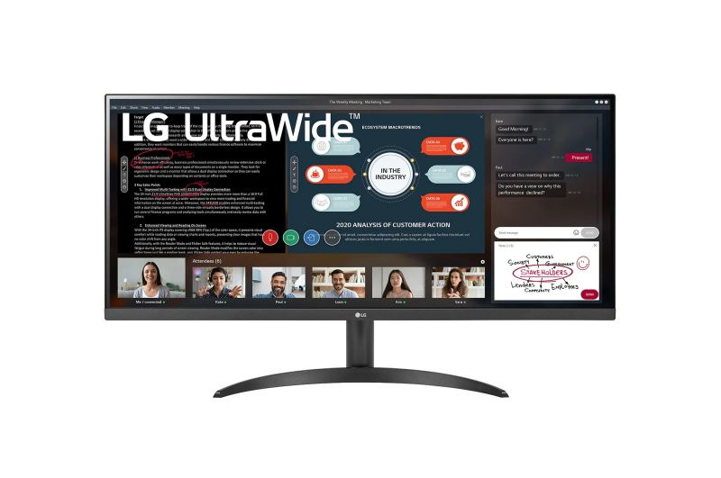 LG 34" Монитор Монитор LG UltraWide 34WP500-B, черный #1