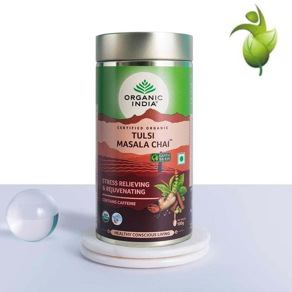 Чай Индийский натуральный тулси масала , organic India, Индия, 100 граммов  #1