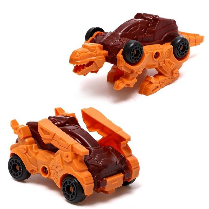 Игрушка-трансформер, Динозавр-машина, пластиковый, 16 см, 1 шт ...