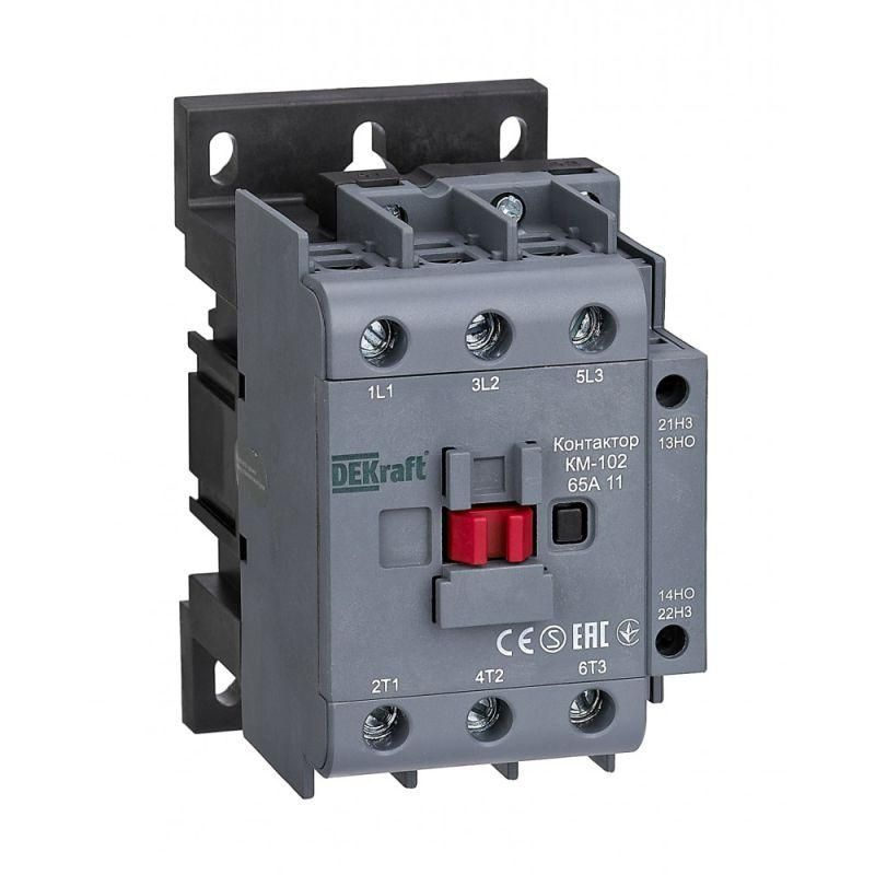Контактор КМ-102 3п/65А 1НО+1НЗ 230В AC SchE SCHNEIDER ELECTRIC ...