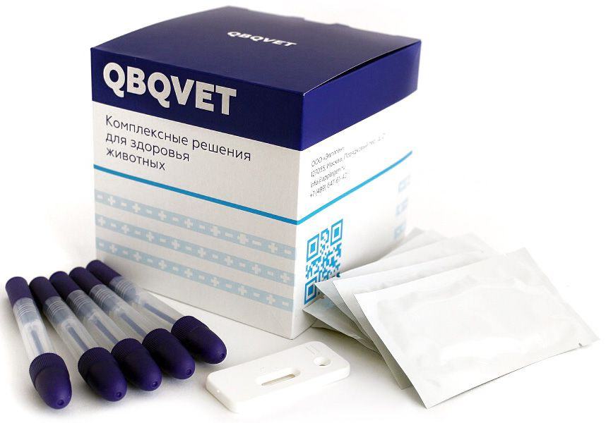 QBQVET экспресс-тест на парвовирусный энтерит (CPV Ag), 1 шт #1