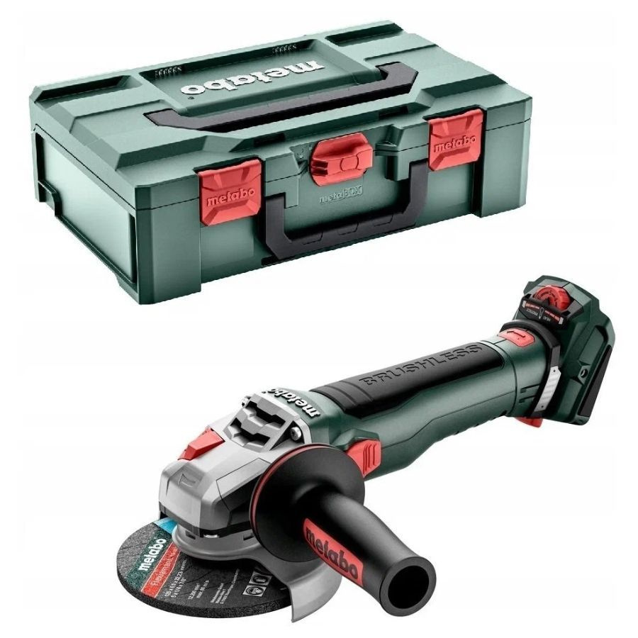 Аккумуляторная угловая шлифовальная машина Metabo WVB 18 LT BL 11-125 QuicK