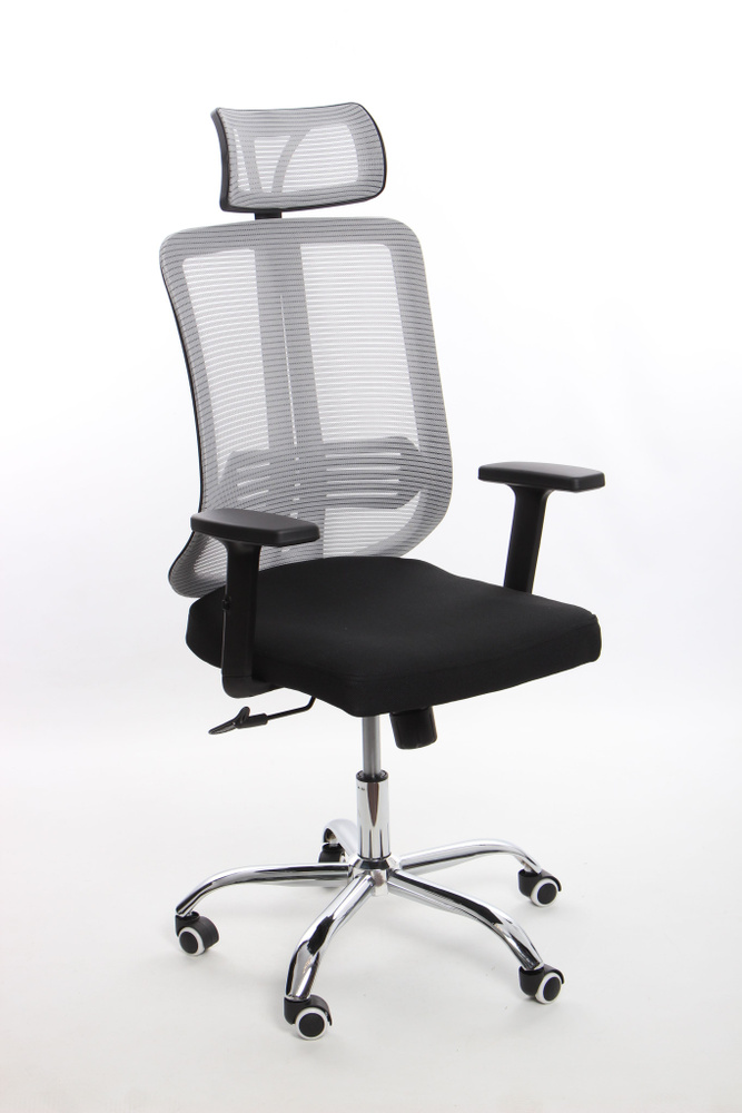 Офисное кресло Easy Chair Офисное кресло_Office chair grey grid_Нет ...