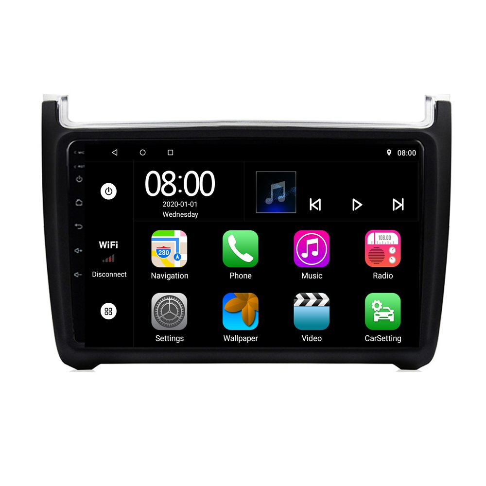 Автомобильное радио,2-din Android Auto Carplay головное устройство для  Volkswagen Polo Sedan 2008-2018,6+128GB 4G,Gps навигатор-Мультимедиа  автомобиль2 DIN - купить в интернет-магазине OZON с доставкой по России  (946095201)