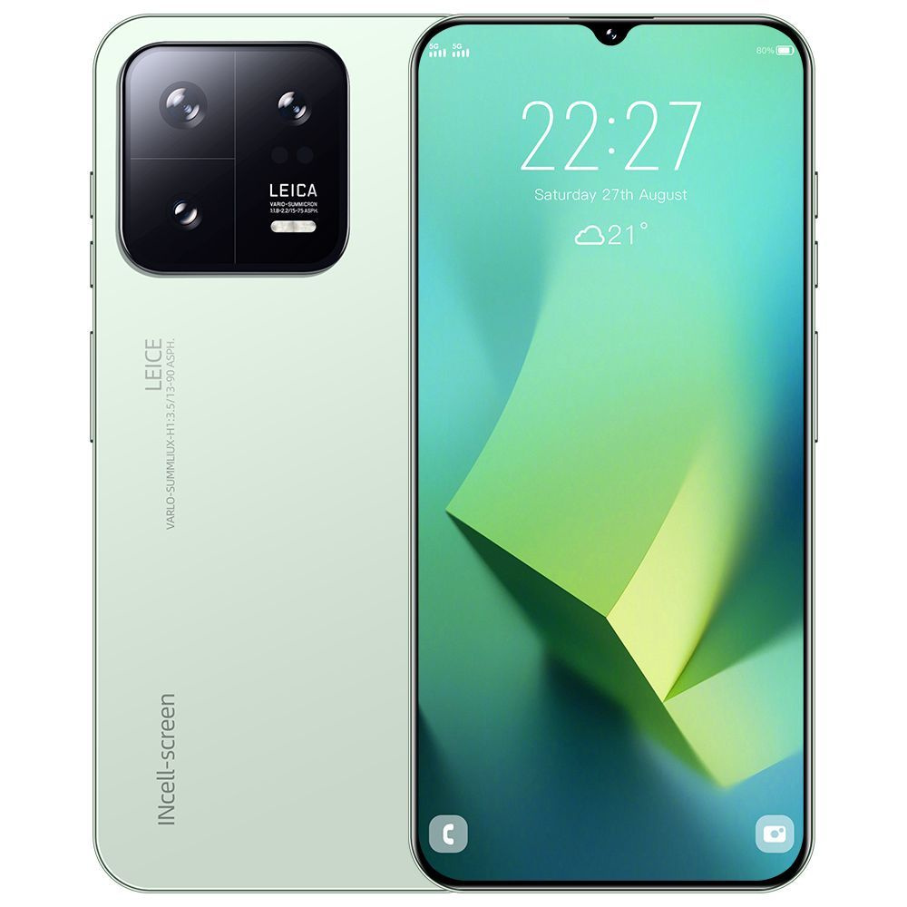 REALPOCO Смартфон REAL POCO M13 pro 7.2xw,Русификация 16/512 ГБ, зеленый